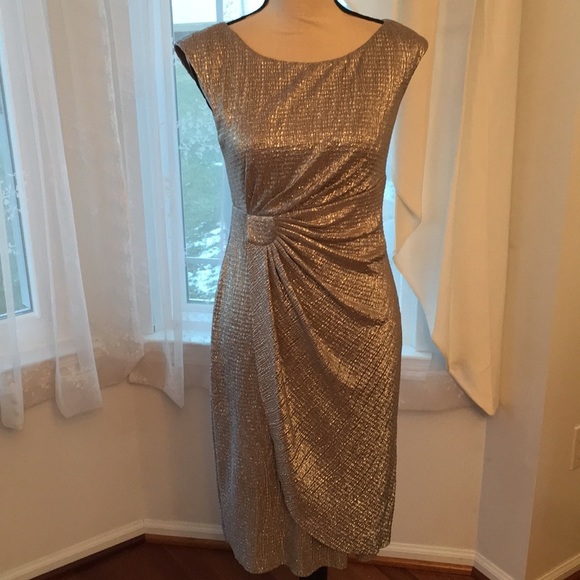 dressbarn Dresses & Skirts - Silver size 4 cocktail Dressbarn collection dress